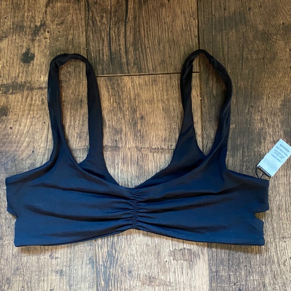 L*Space Black Bikini top